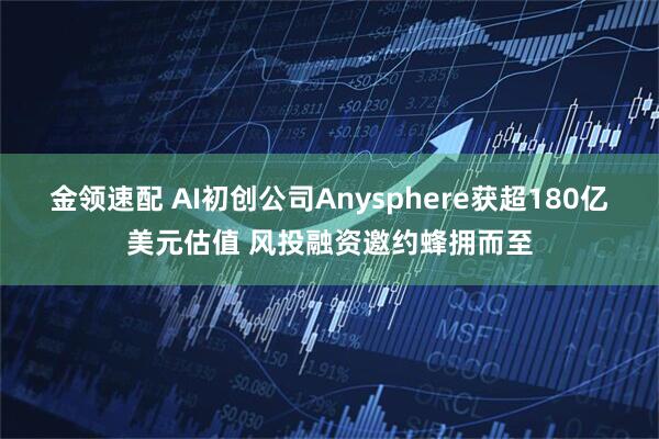 金领速配 AI初创公司Anysphere获超180亿美元估值 风投融资邀约蜂拥而至