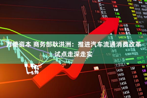 万德资本 商务部耿洪洲：推进汽车流通消费改革试点走深走实