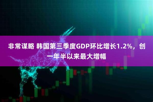 非常谋略 韩国第三季度GDP环比增长1.2%,创一年半以来最大增幅