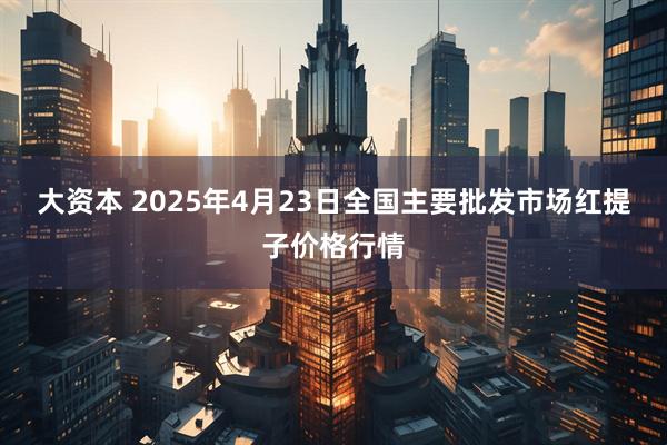 大资本 2025年4月23日全国主要批发市场红提子价格行情
