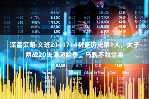 深富策略 文班21+17+4封盖历史第1人，太子两战20失误超哈登，马刺不敌雷霆